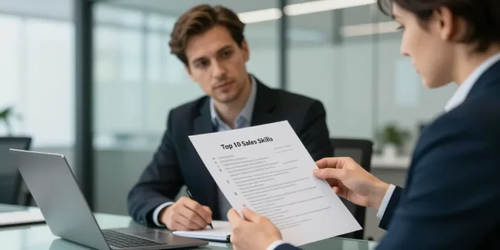 competences d un commercial