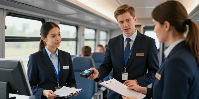 commercial a bord des trains