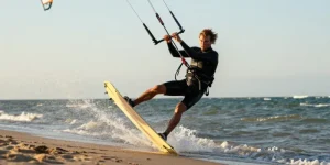 kitesurf saut